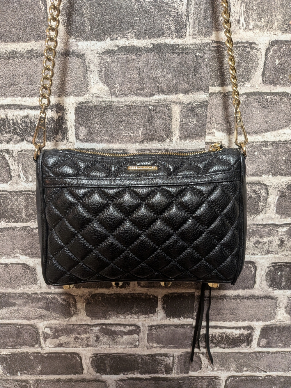 Rebecca Minkoff Quilted Leather Mini Bag - Black - Picture 4 of 8